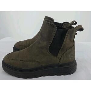 Timberlands ReBOTL Defender Boot 5.5W  Ray City‎ Chelsea Olive Nubuck #A2JPJ